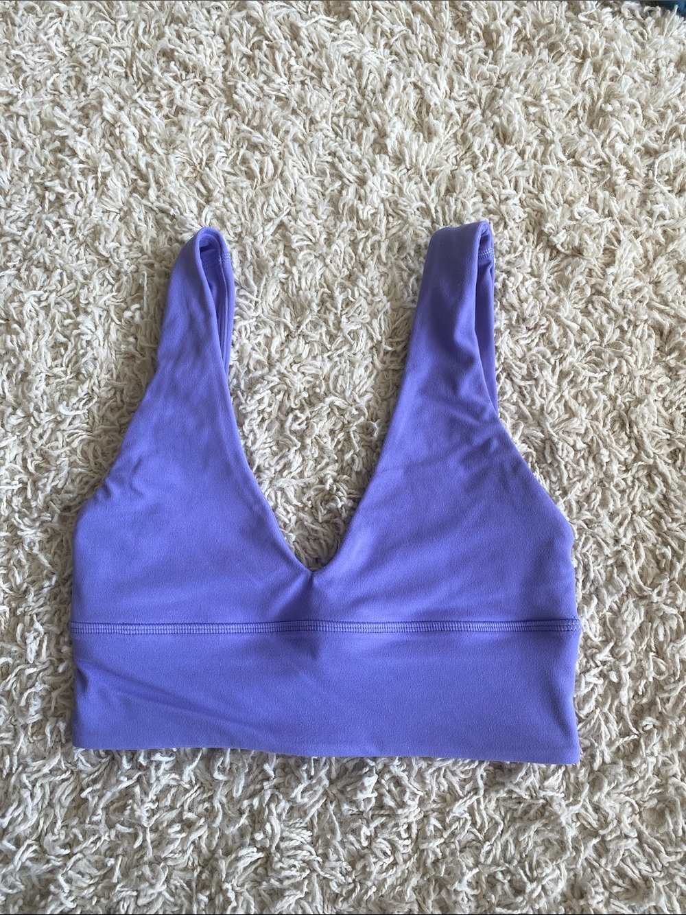 LULULEMON Align Women’s V-Neck Lavender Bralette